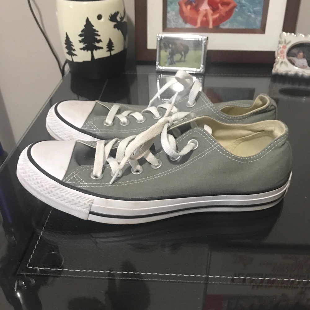 Converse Gray and White Women's Sneakers